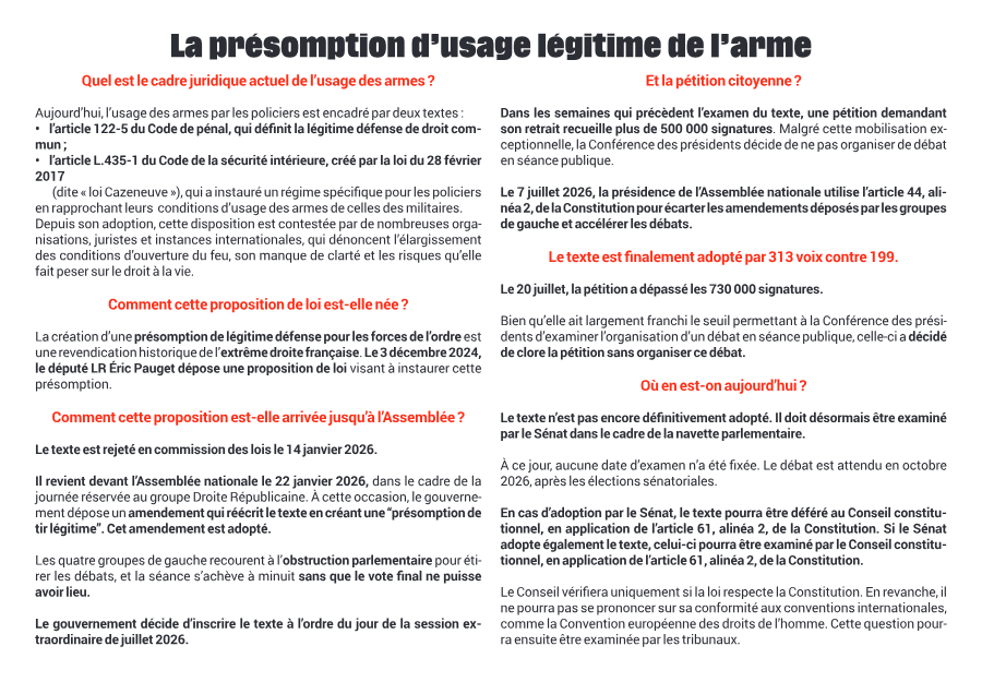 Trajet de la proposition de loi, de son dépôt à aujourd'hui.